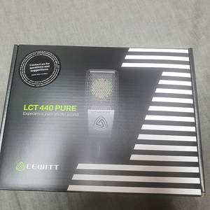 르윗 lct440 pure 콘덴서 마이크 팝니다