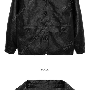grove store 그로브 voya leather jacket 팝니다 (블랙)