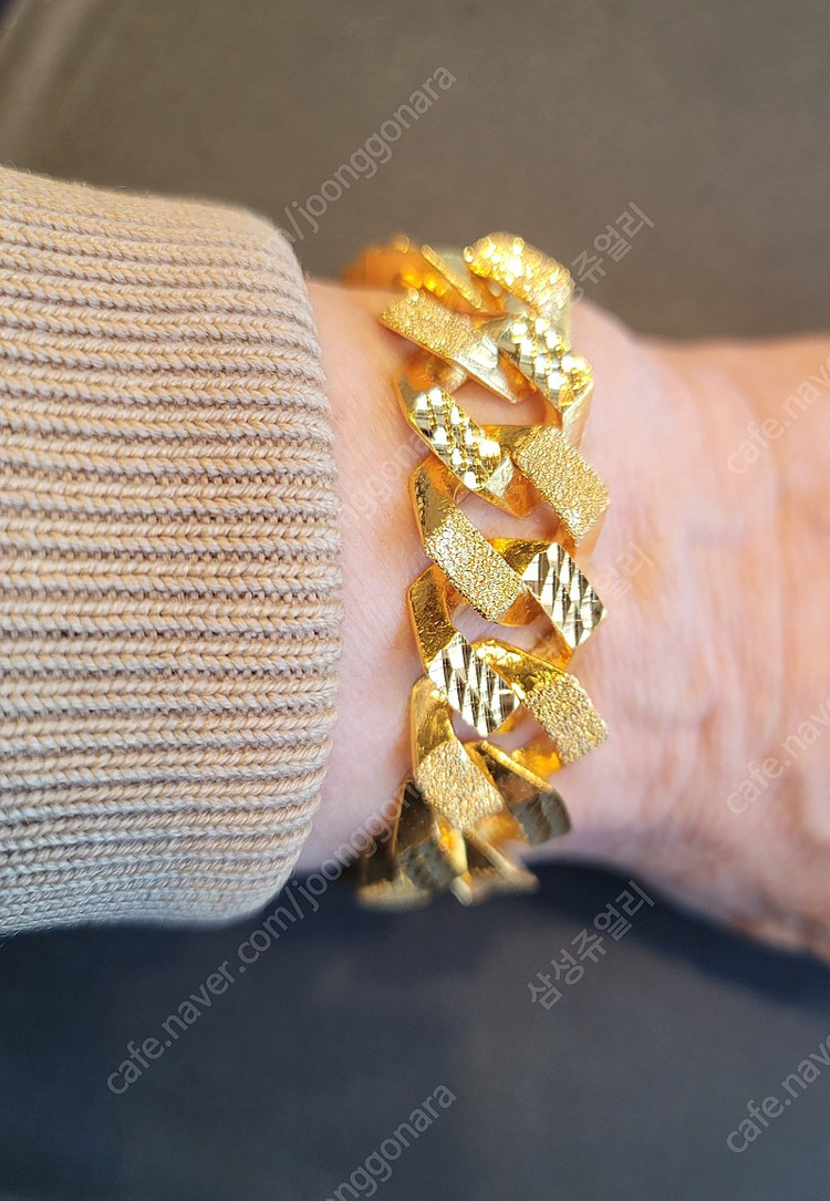 순금 미라클 콤비 팔지 10.5돈 15.6돈--1