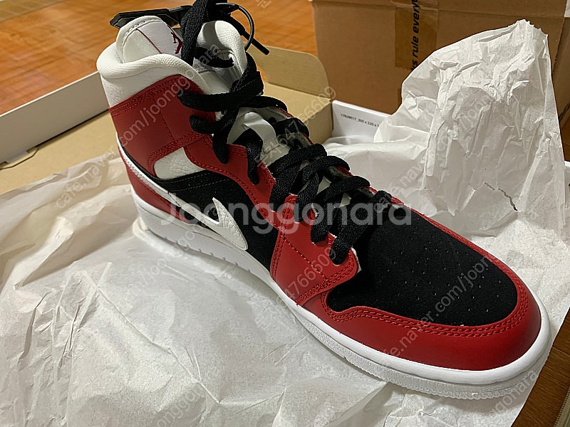 나이키 W) Jordan 1 Mid Gym Red Bl...--0