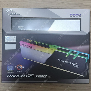 G.SKILL DDR4-3600 CL14 TRIDENT Z NEO NA 8gx2 팝니다.