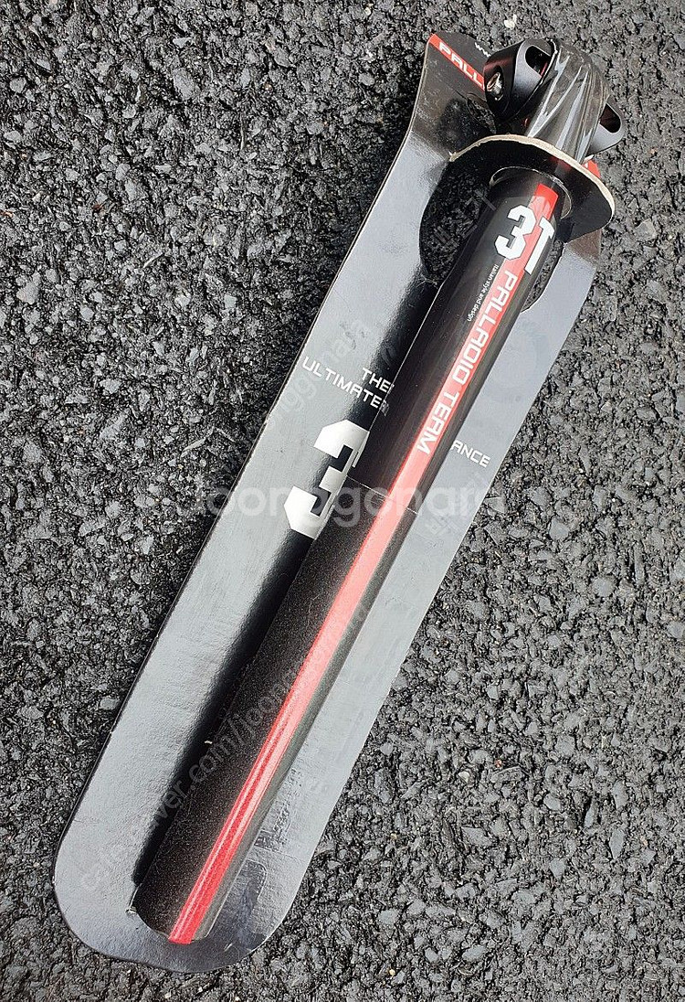 3T PALLADIO TEAM 카본 싯포스트 지름 31.6mm x 길이 350mm 싯백 25mm MTB용 로드용 대...--0