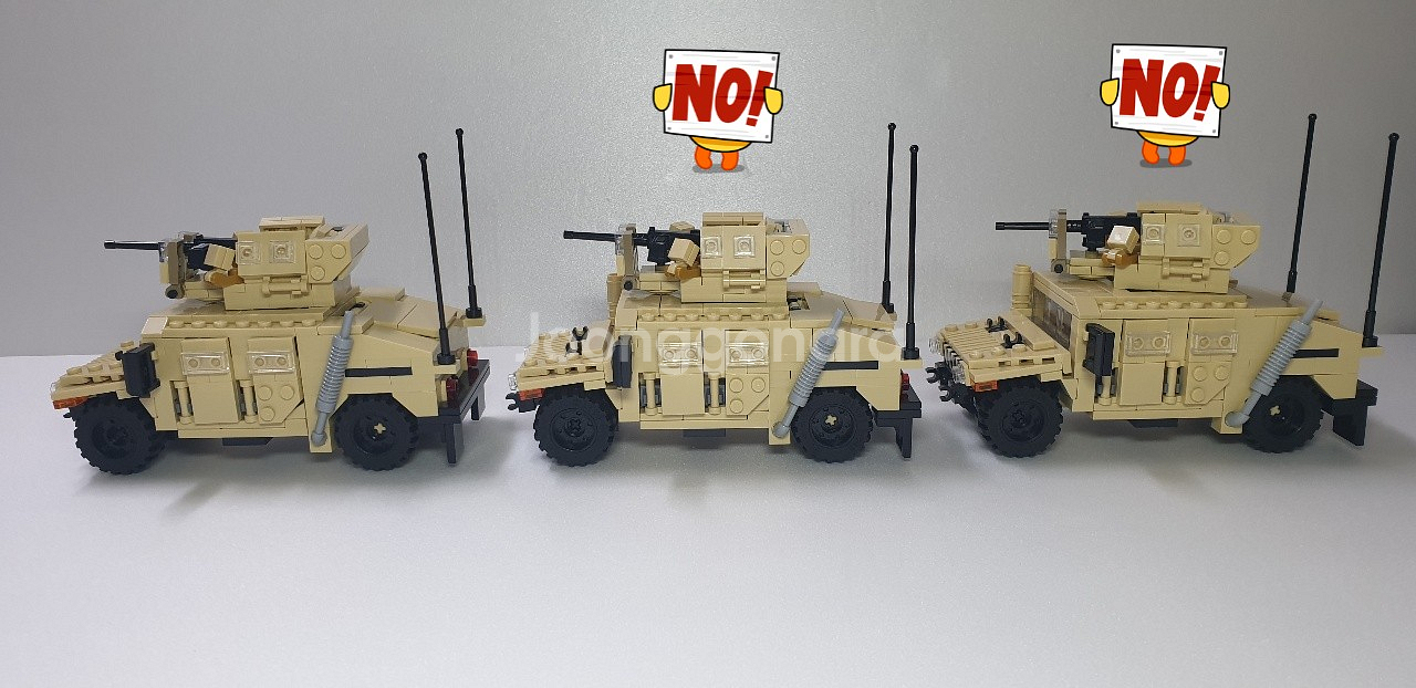 레고 커스텀 M115A1 험비 팝니다.--2
