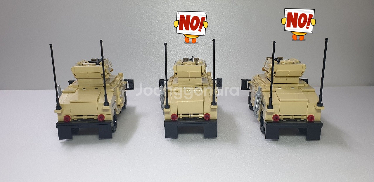 레고 커스텀 M115A1 험비 팝니다.--4