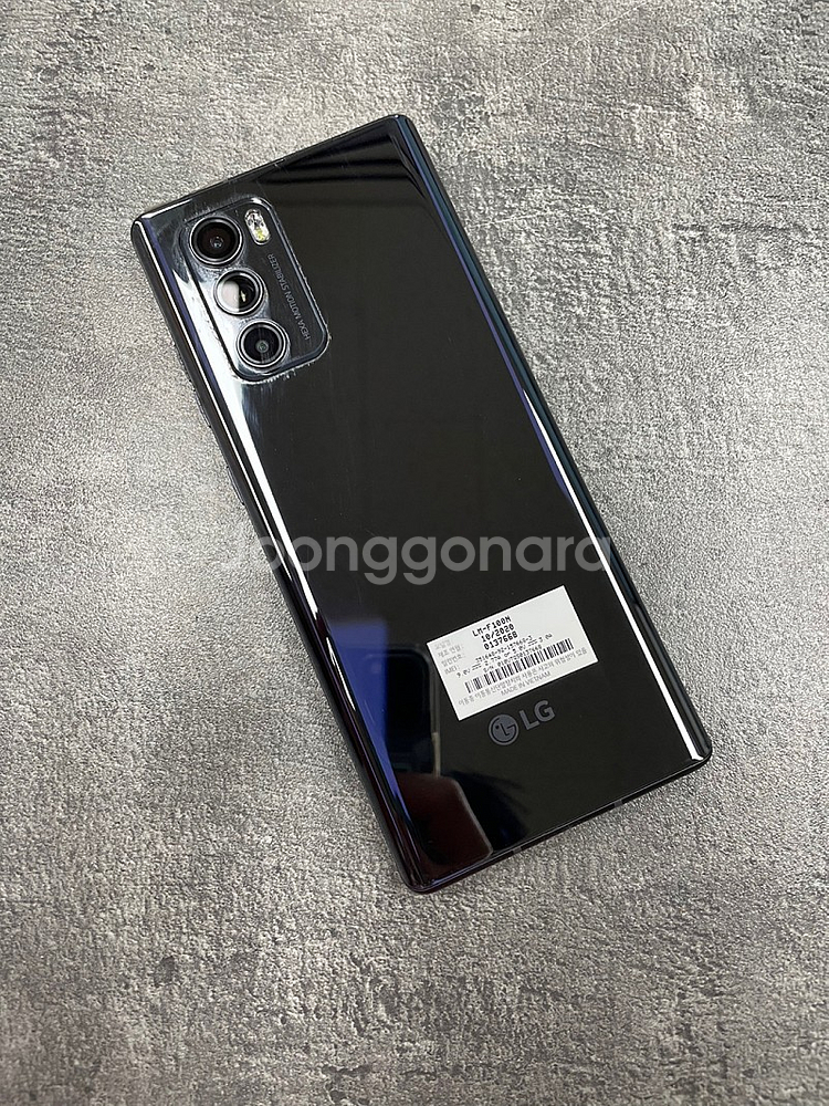 LG WING윙 128기가 블랙 21년 3월개통 액정파...--1