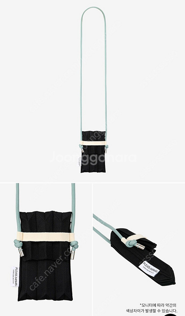 플리츠마마 나노백 블랙--1