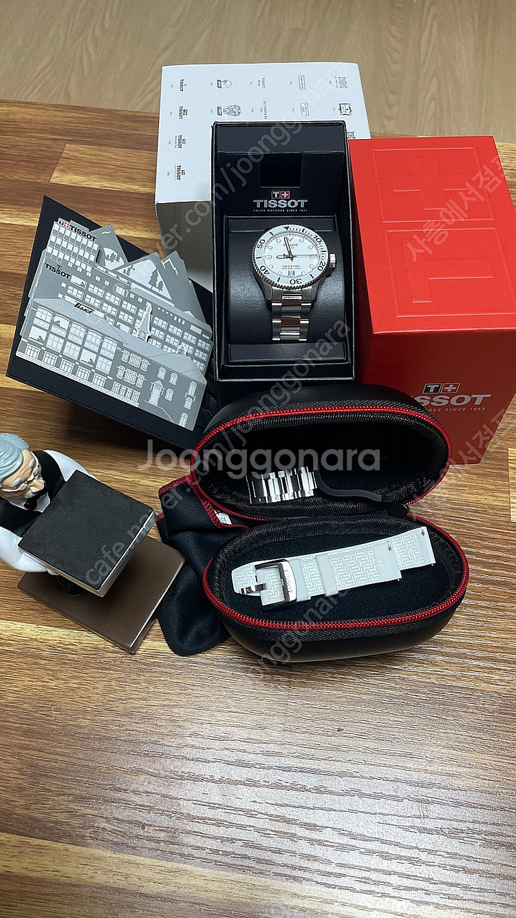 티쏘 씨스타 36mm 흰판--3