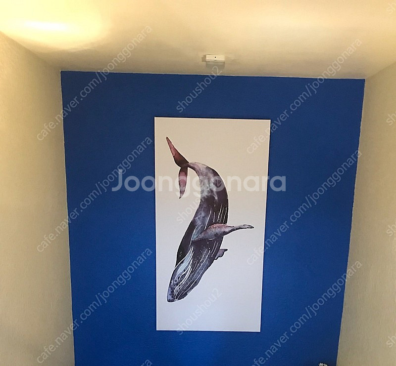 고래 그림 대형 거실캔버스 액자--1
