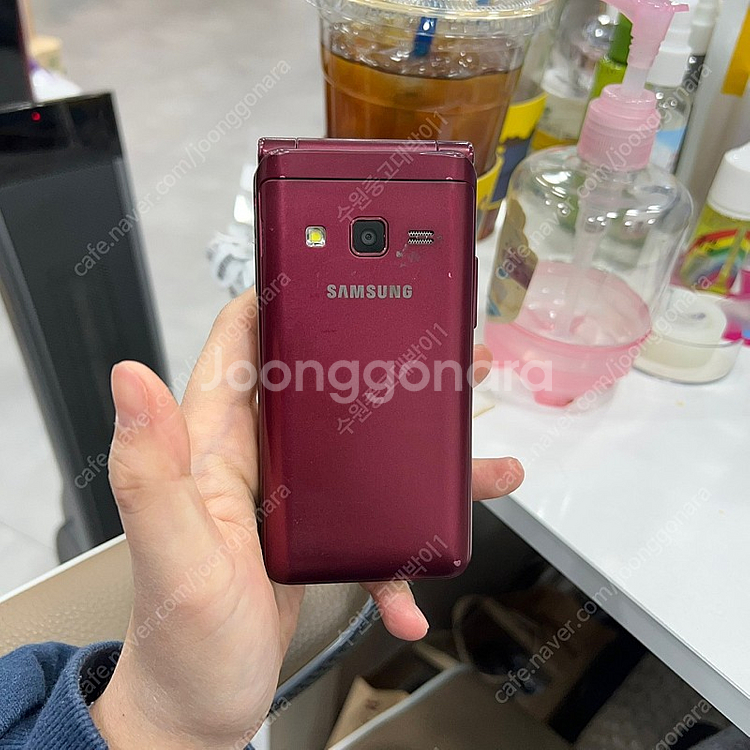 갤럭시폴더2 G160 자급제 레드 8만 85379 /수...--1