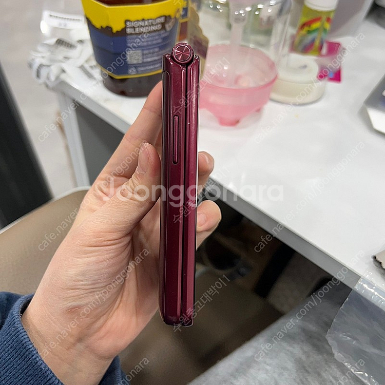 갤럭시폴더2 G160 자급제 레드 8만 85379 /수...--5