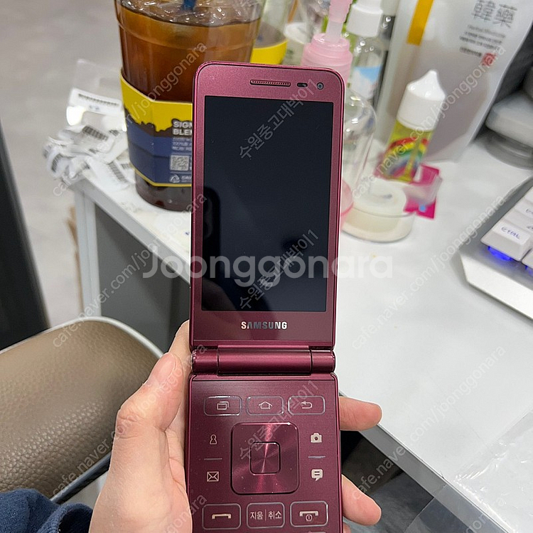갤럭시폴더2 G160 자급제 레드 8만 85379 /수...--6