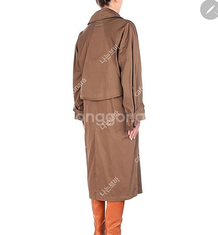 MM6 메종마르지엘라 트렌치코트 브라운 44사이즈(새상품)(MAISON MARGIELA)--2