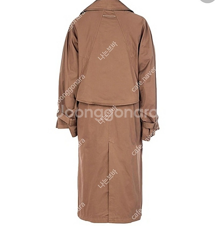 MM6 메종마르지엘라 트렌치코트 브라운 44사이즈(새상품)(MAISON MARGIELA)--5