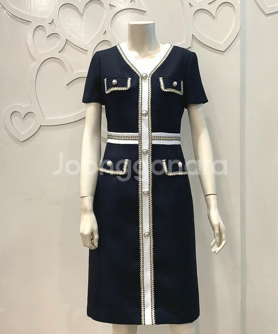 샤틴 에스블랑 원피스 25벌 총정리 s blanc satin dress--2