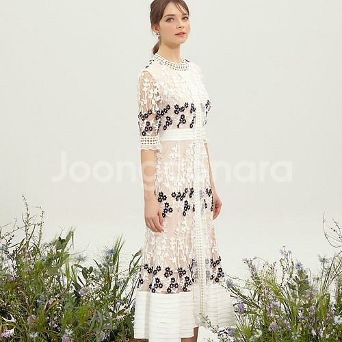 샤틴 에스블랑 원피스 25벌 총정리 s blanc satin dress--8