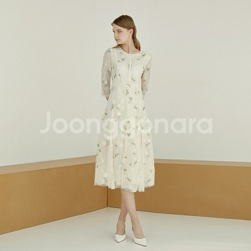 샤틴 에스블랑 원피스 25벌 총정리 s blanc satin dress--9