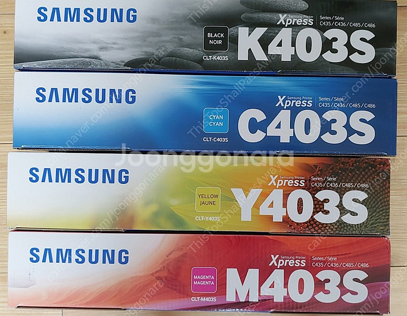 삼성 미개봉 정품토너 CLT-K403S, CLT-C403S, CLT-Y403S, CLT-M403S 1SET 판매합니...--3