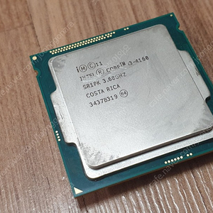 i3-4160 CPU 3.6Ghz 하스웰 리프레시 팝니다.