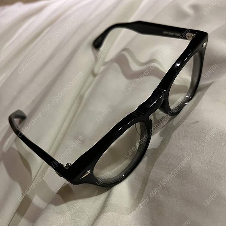 이펙터 리얼맥코이 오퍼레이션 / 리맥 콜라보레이션 협업 뿔테 안경테 선글라스 아넬형 타르트 옵티컬 줄리어스 레스카 ...--4