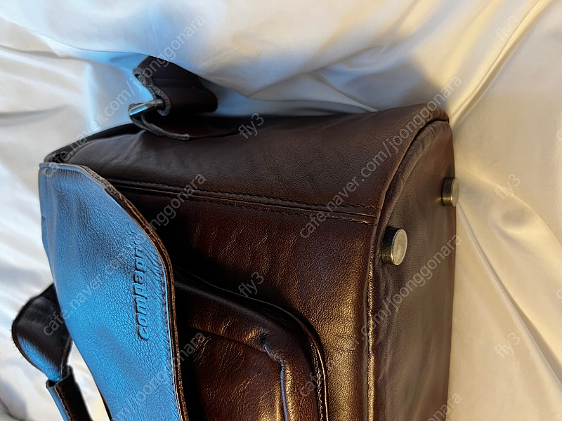 꼼빠뇽 독일 카메라 가죽가방 compagnon the little messenger(다크브라운)--4