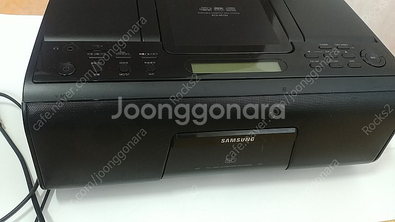 삼성 포터블오디오 (RCD-M75U),(카세트 CD플레...--0
