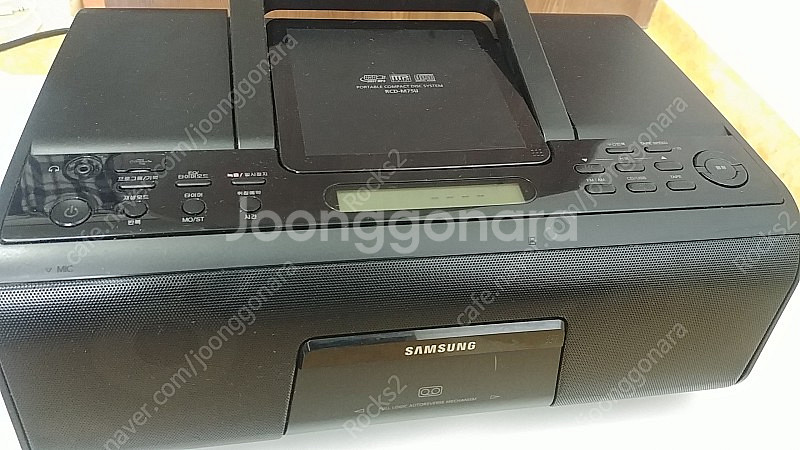 삼성 포터블오디오 (RCD-M75U),(카세트 CD플레...--1