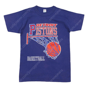 [M] 1980s USA Champion Detroit Pistons NBA T-Shirt 챔피온 챔피언 티셔츠 80년대 빈티지 미제 미국생산 디트로이드 피스톤즈 농구