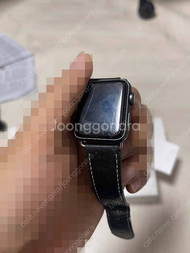 애플워치 시리즈3 블랙팝니다.--3