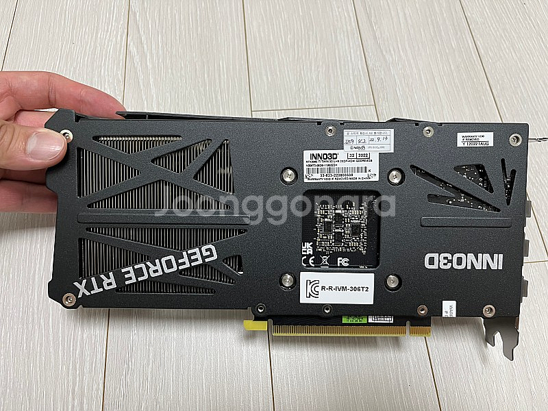 이노3d rtx 3060ti twin x2 lhr 팝니...--4