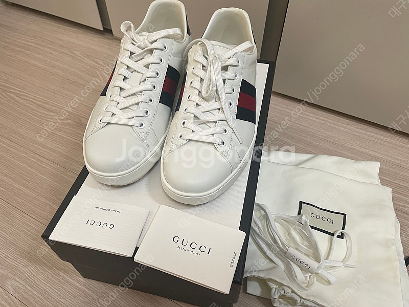 gucci 구찌 에이스 스니커즈 uk8사이즈 신상품급--1