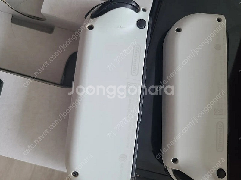 닌텐도 스위치 oled 화이트셋+ 야숨+ 슈로대 판매--1