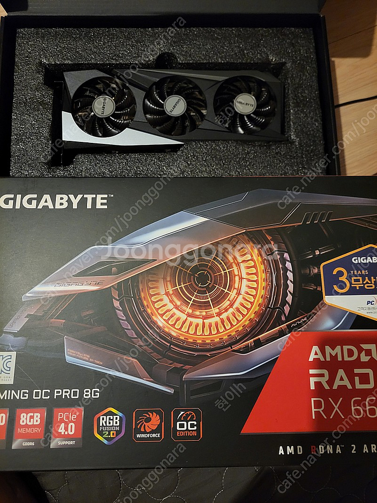 기가바이트 rx6600xt gaming oc pro 8...--0