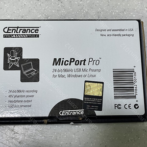 cEntrance MicPort Pro 오디오 인터페이스 팝니다