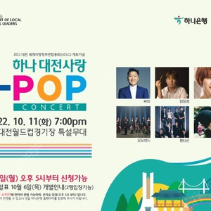 10월11일 하나대전사랑 kpop콘서트