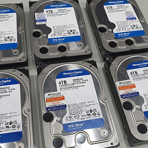 하드디스크 4테라 HDD 4TB (wd blue, 씨게이트) 팝니다. (중고 / AS기간 남음)