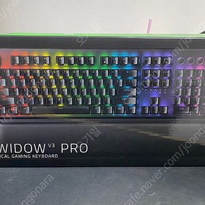 razer blakcwidow v3 pro 황축(옐로우축) 판매합니다 (레이저 블랙위도우)