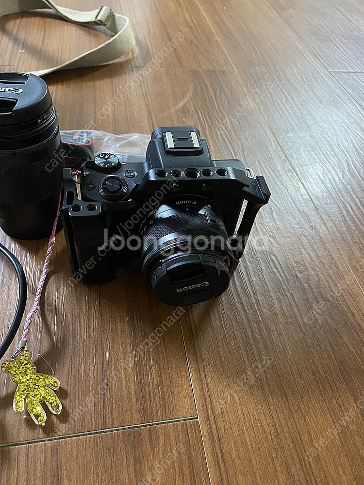 캐논m50,15-45렌즈,18-150렌즈,로데마이크 세...--1