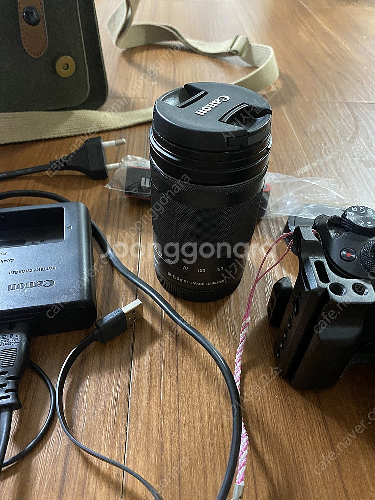 캐논m50,15-45렌즈,18-150렌즈,로데마이크 세...--2