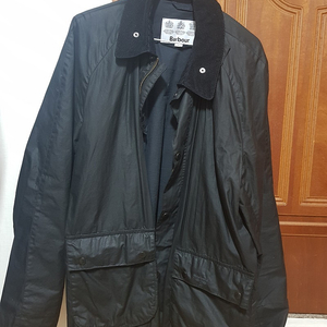 [개봉 중고] 바버 왁스자켓 블랙 라지 Barbour Wax Jacket Black L (105사이즈감)