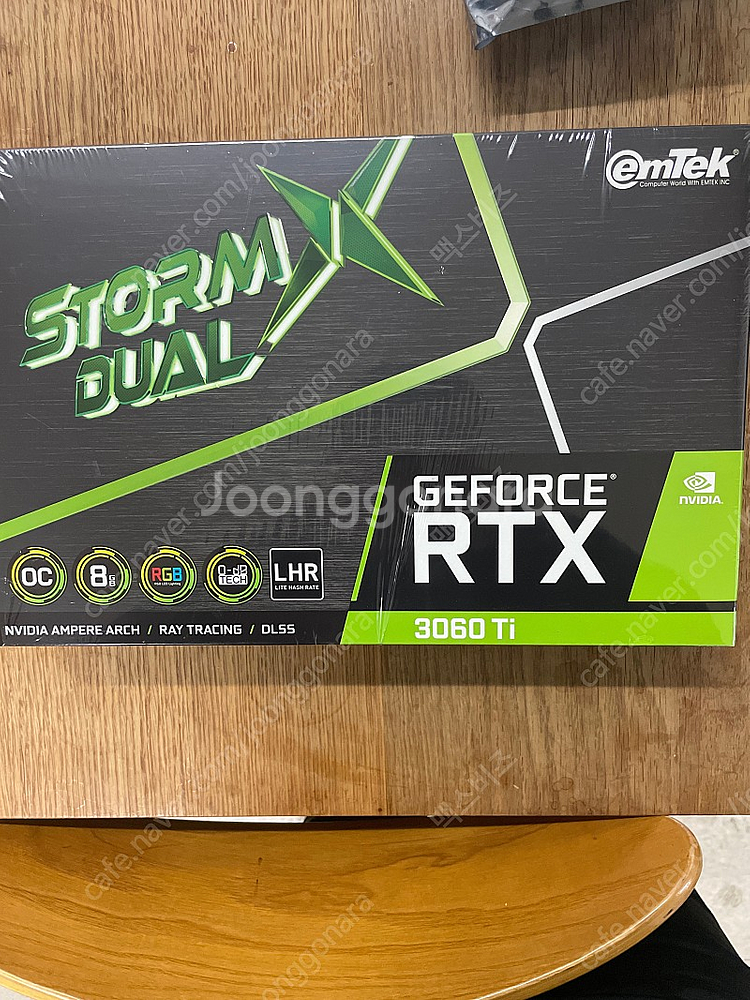 Rtx 3060ti 스톰 듀얼 미사용--0