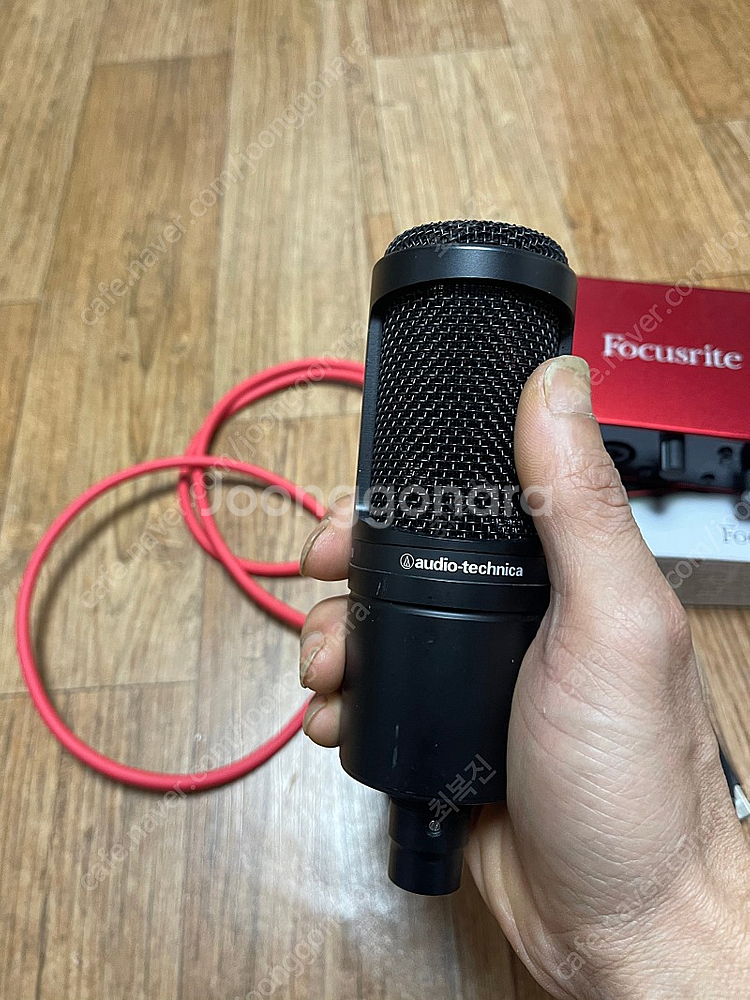 오디오 인터페이스 스칼렛 2i2 3세대 + AT2020 콘덴서 마이크--2