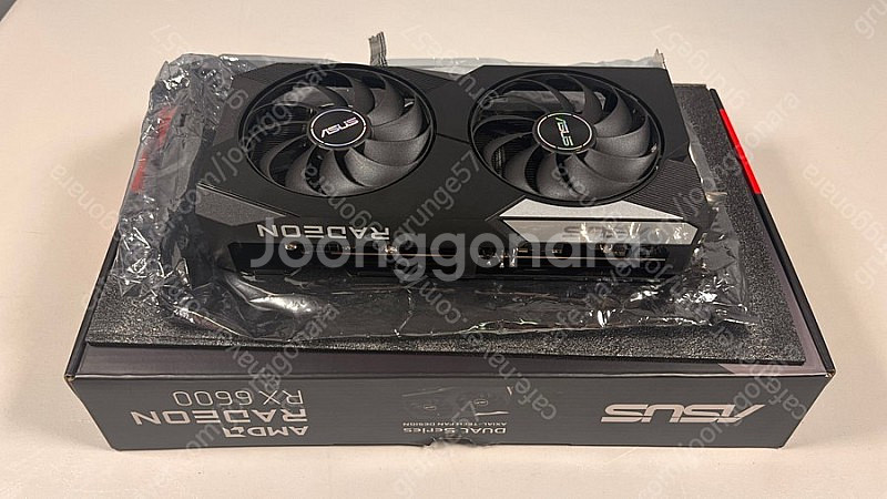 ASUS DUAL RX6600 팝니다.--0