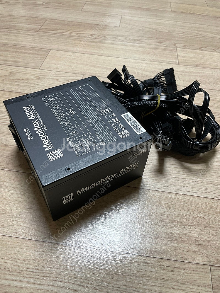 잘만 파워 판매합니다 MegaMax 600W 80PLU...--0