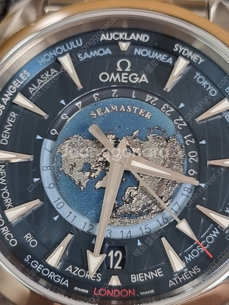 오메가 아쿠아테라 월드타이머 GMT 판매합니다--1