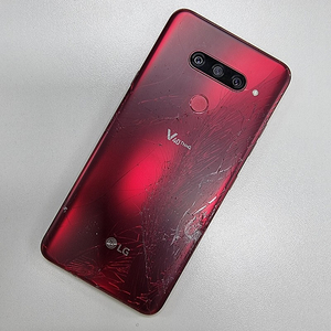 LG V40 128G 레드 뒷판파손 기능정상 서브용폰 6만원팝니다