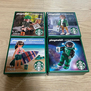 스타벅스 플레이모빌 제니 제이 그레이스 레오 일괄