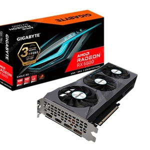 기가바이트 라데온 RX6600 EAGLE D6 8GB 팝니다. (무상 24년 9월 21일)