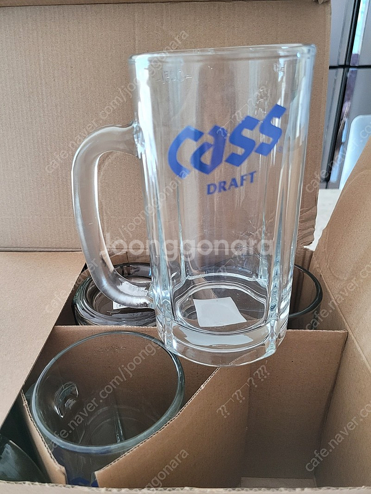 카스 생맥잔(맥주컵) 500ml 팝니다.--0
