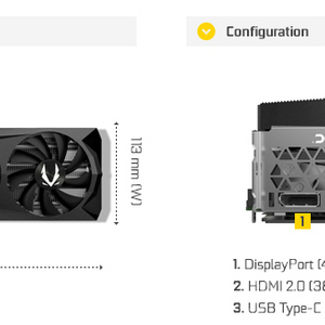 대구 ZOTAC GAMING 지포스 RTX 2070 AMP EXTREME D6 8GB 팝니다