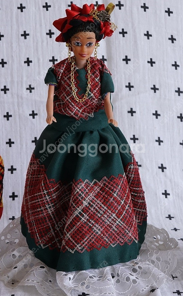멕시코 와하까(oaxaca) 전통의상 빈티지 바비인형 ...--2